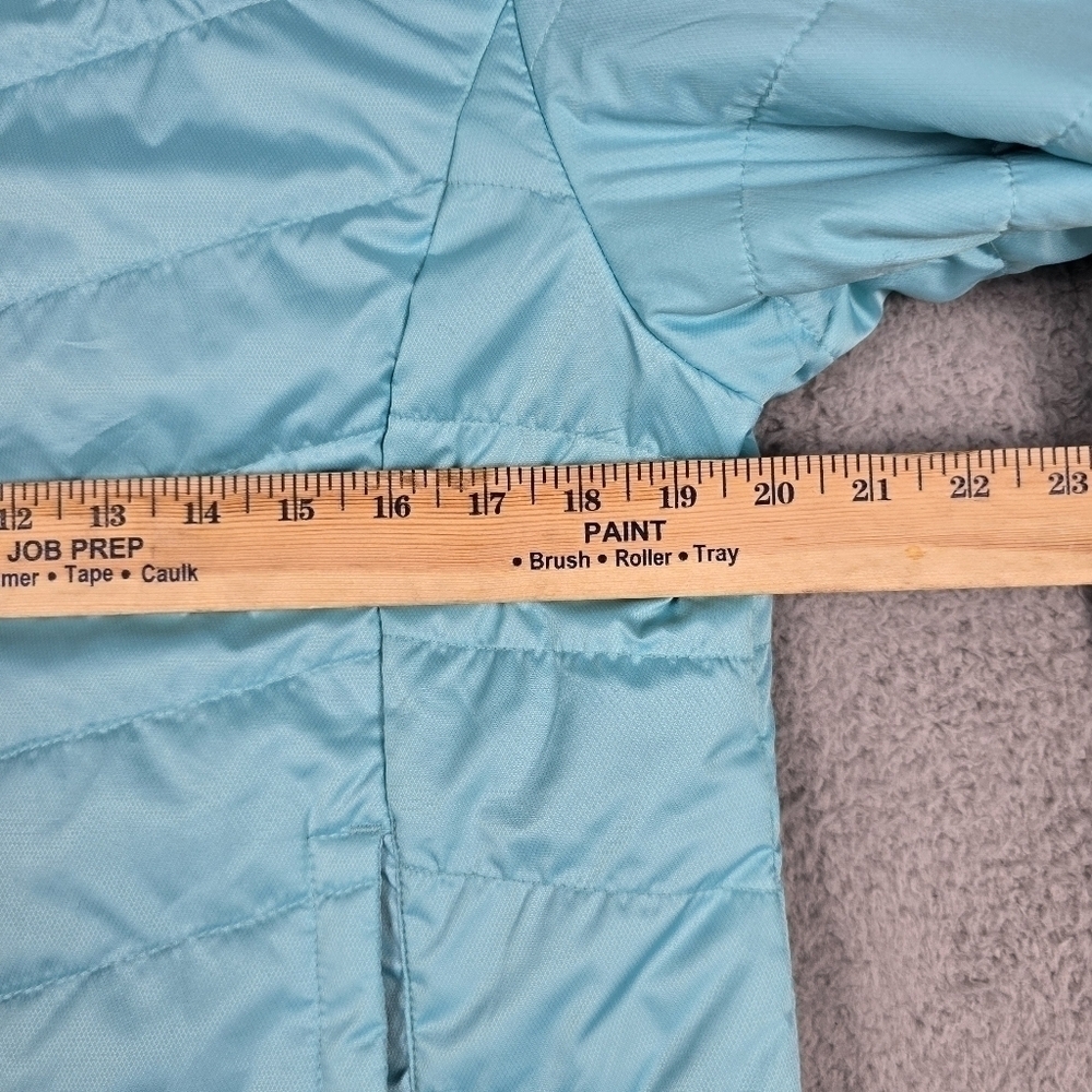 Gerry Jacket Womans Size L Green Fleece Lined Hooded Long Sleeve Insulated Coat - Picture 12 of 16